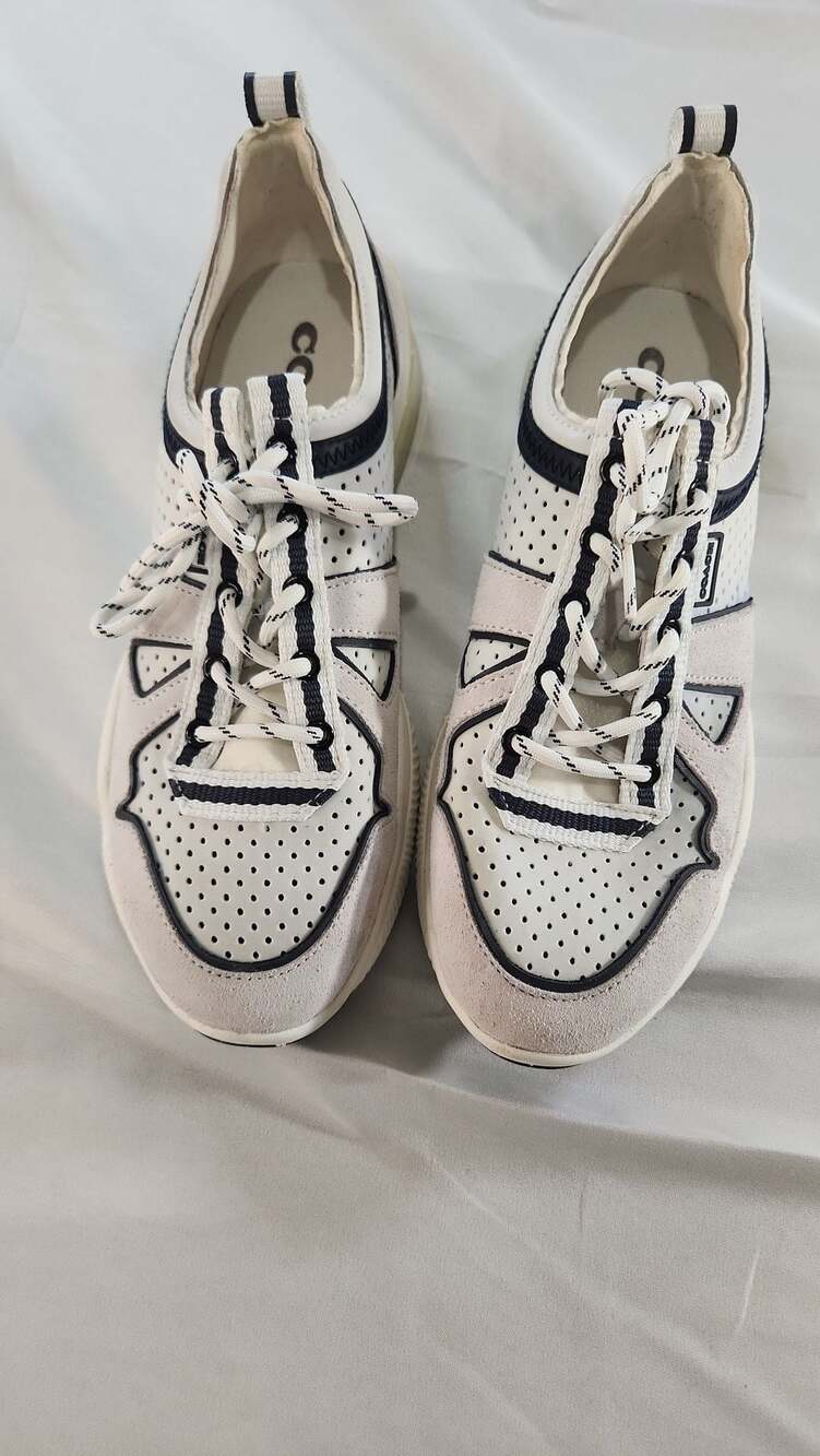Coach Women's CitySole Neo Runner Sneakers in Ivory Black G5143
